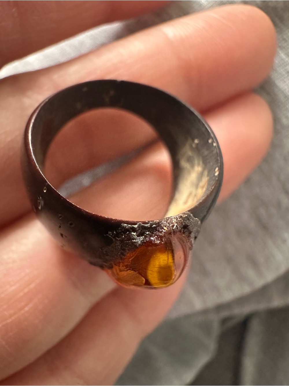 Amber ring - Picture 3 of 16